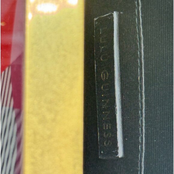 🆕 LULU GUINNESS 🧿 NWOT Olivia Multi 50:50 Stripe Lip Box Clutch Bag *FLAWED* - Picture 13 of 16